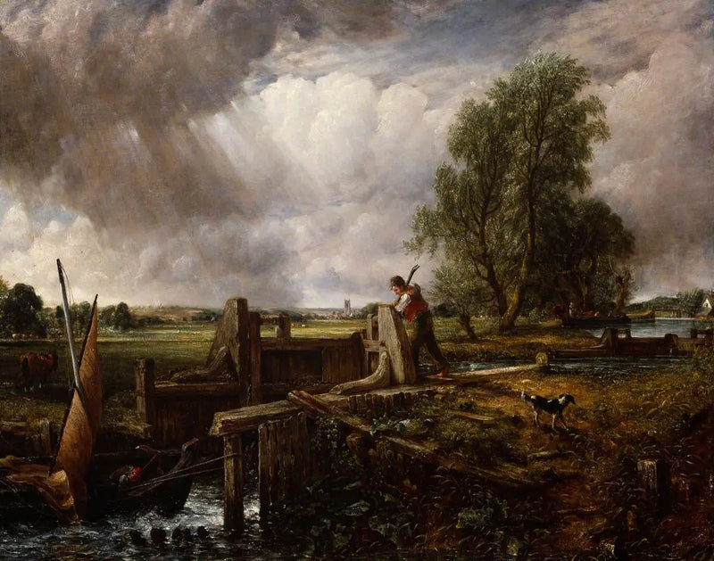 Bir gemi su bastığında - John Constable
