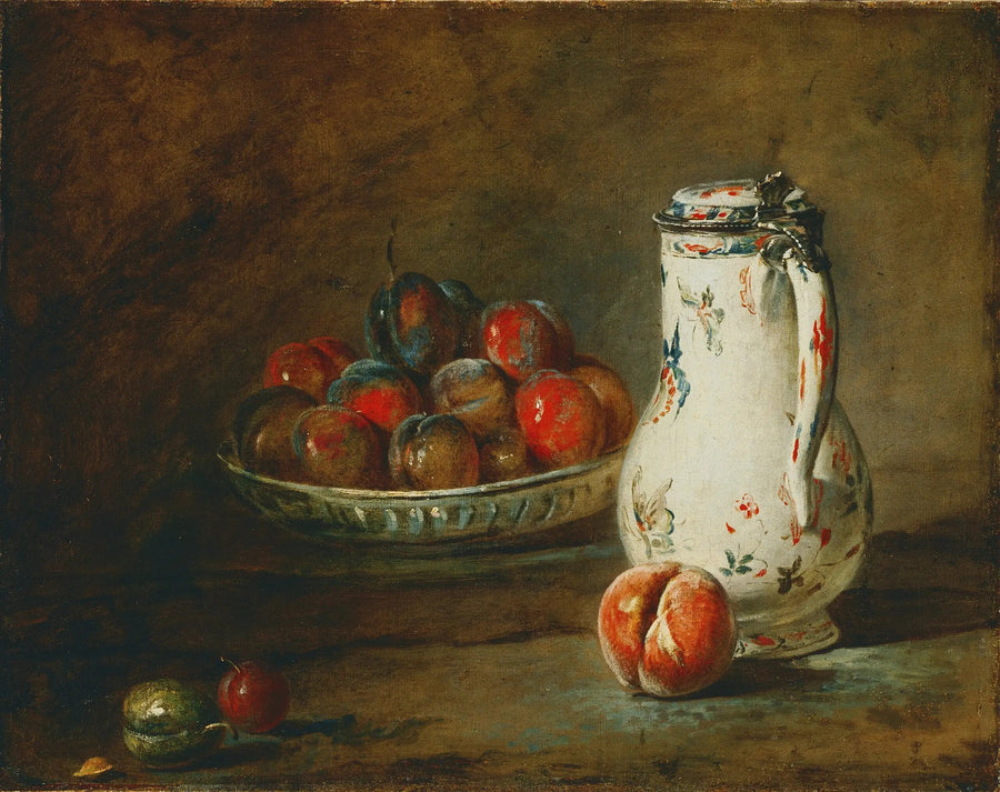 Bir Kase Erikli Erik - Jean Simeón Chardin