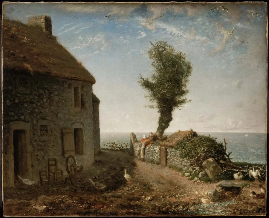 Gréville Köyünden Bir Parça - Jean-François Millet