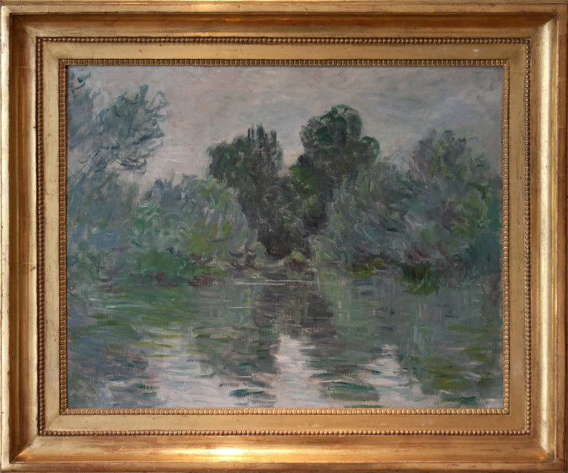 Vétheuil yakınlarında bir Seine kolu - Claude Monet