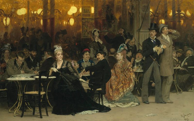 Bir Paris Kahvesi - Ilya Repin