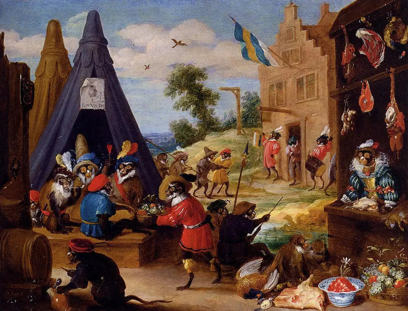 Maymun Kampı - David Teniers le Jeune