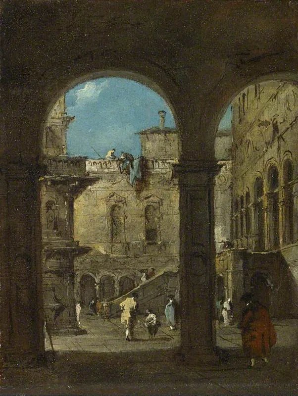 Bir Mimari Kapris - Francesco Guardi