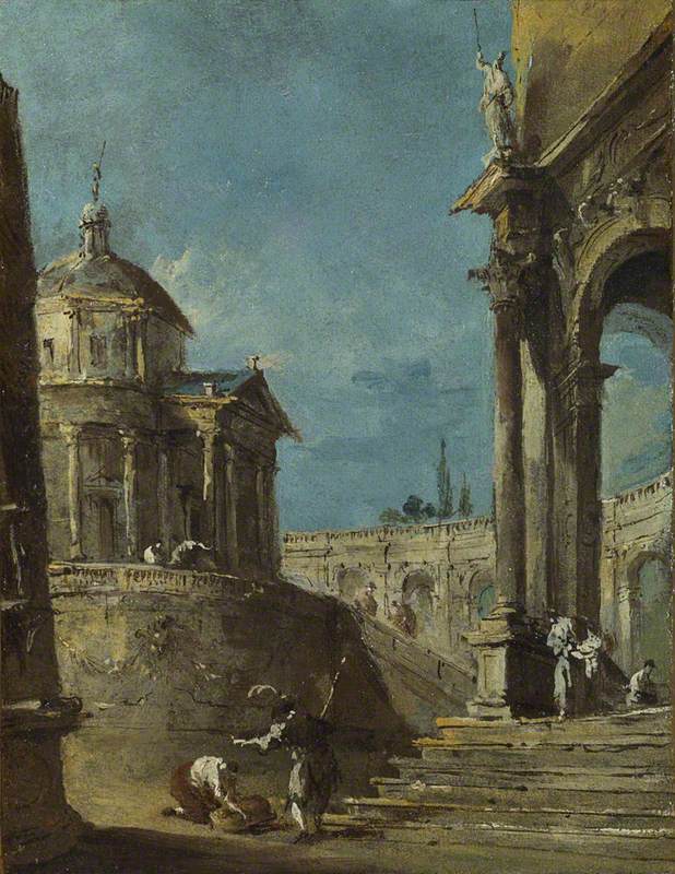 Bir Mimari Kapris - Francesco Guardi