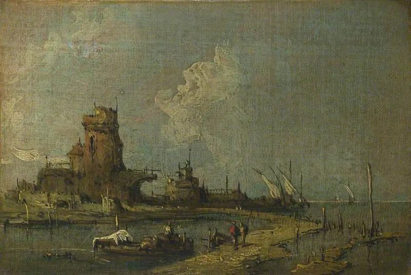 Bir yıkım kaprisi - Francesco Guardi