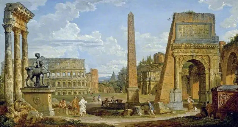 Roma Harabelerinden Bir Kapris - Giovanni Paolo Panini