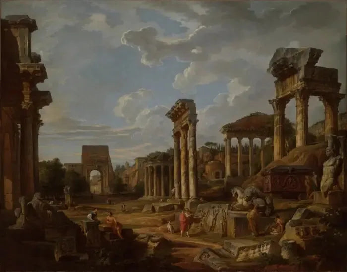 Roma Forumunun Bir Kaprisi - Giovanni Paolo Panini