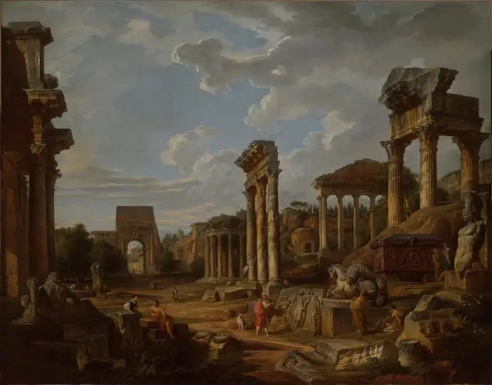 Un caprice du forum romain - Giovanni Paolo Panini - Alpha Reproduction