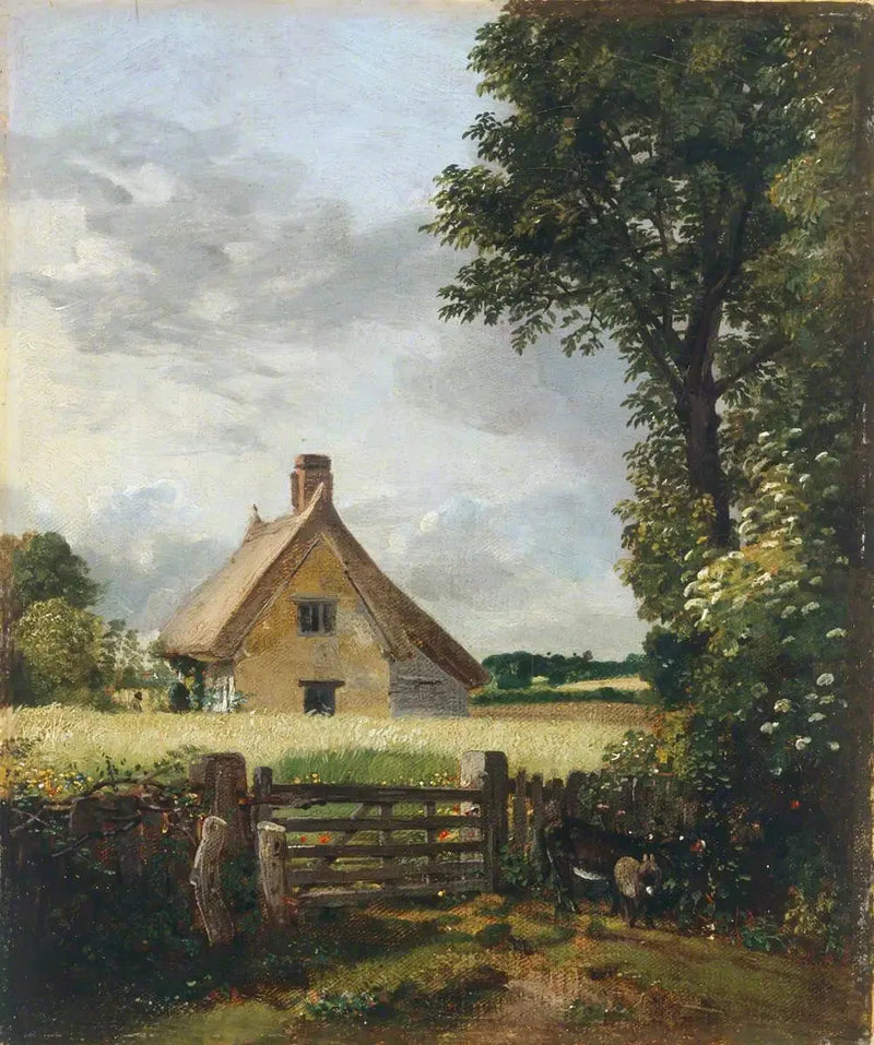 Mısır tarlasındaki bir kulübe - John Constable