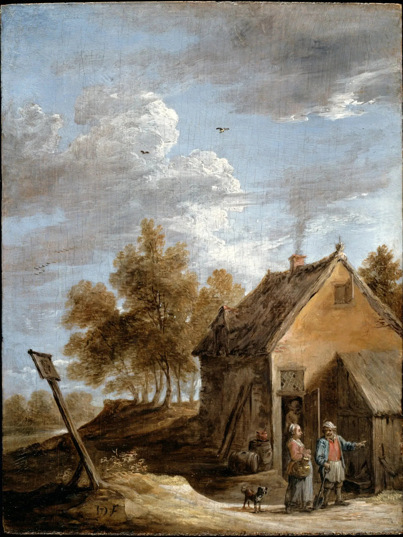Bir kulübe - David Teniers le Jeune