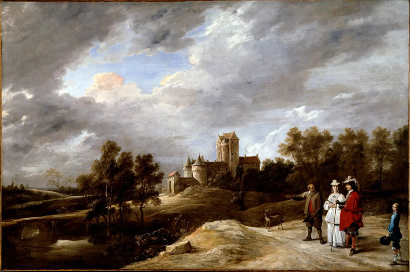 Bir kale ve sahibi - David Teniers le Jeune