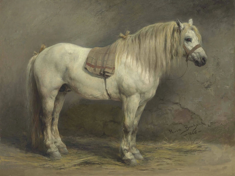 Beyaz bir at - Rosa Bonheur