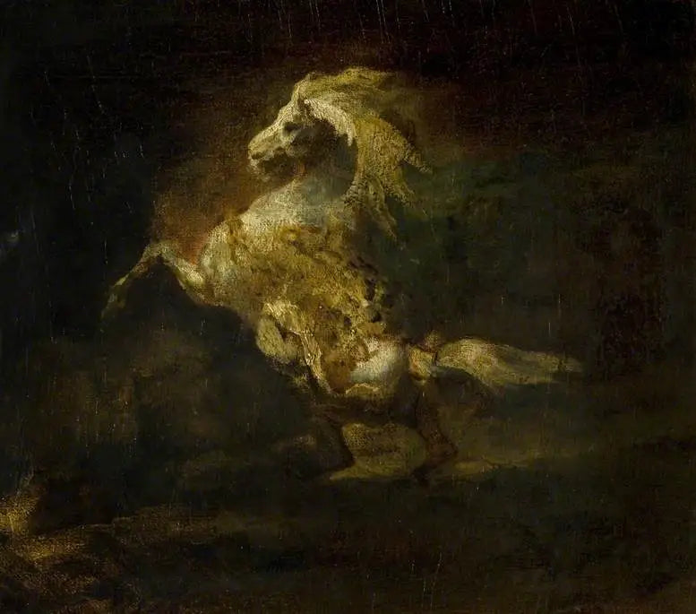 Dikenli gri at - Théodore Géricault