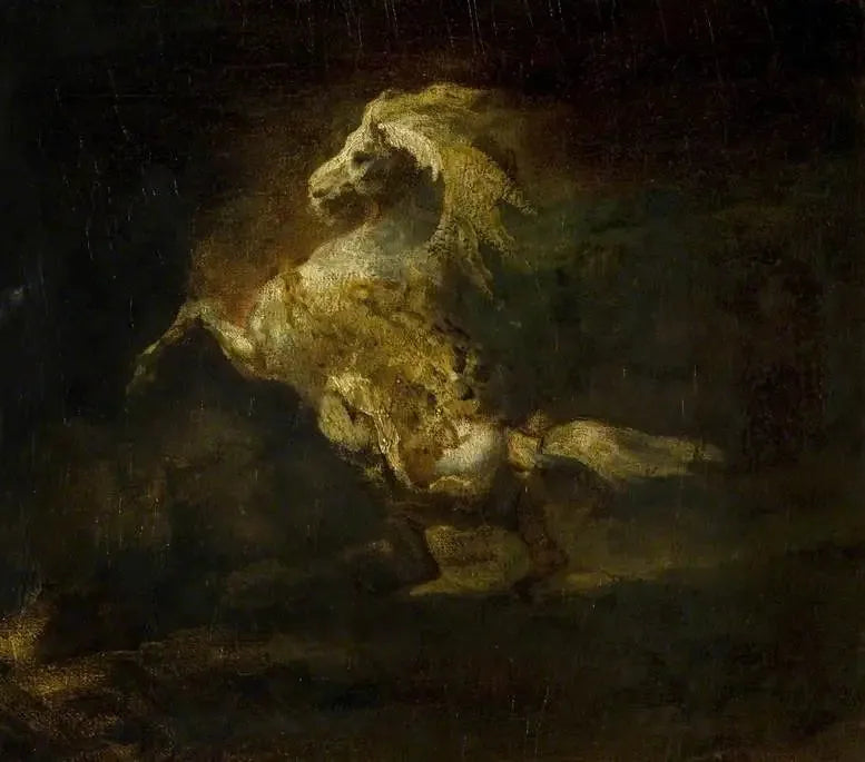 Dikenli gri at - Théodore Géricault