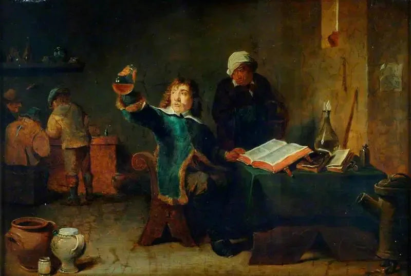 Bir kimyager laboratuvarında - David Teniers le Jeune