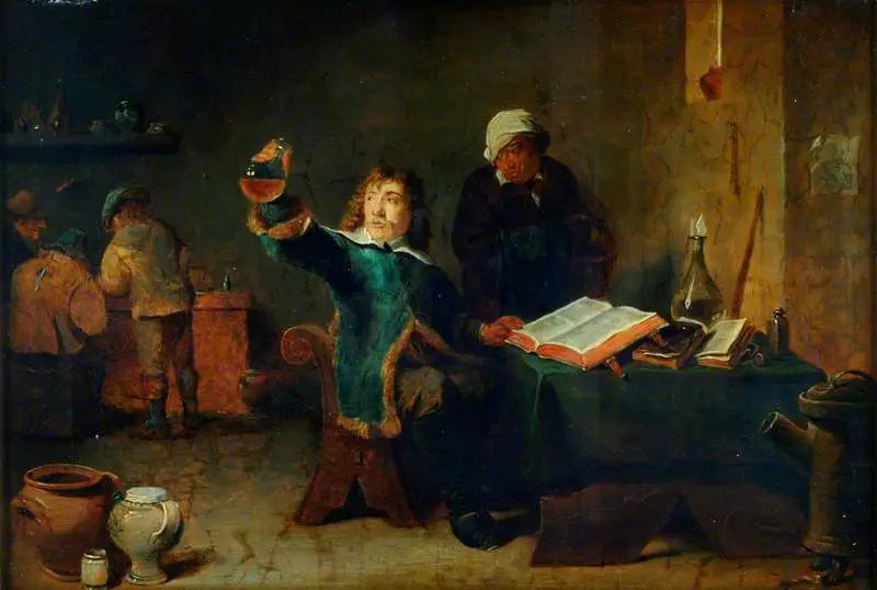 Bir kimyager laboratuvarında - David Teniers le Jeune