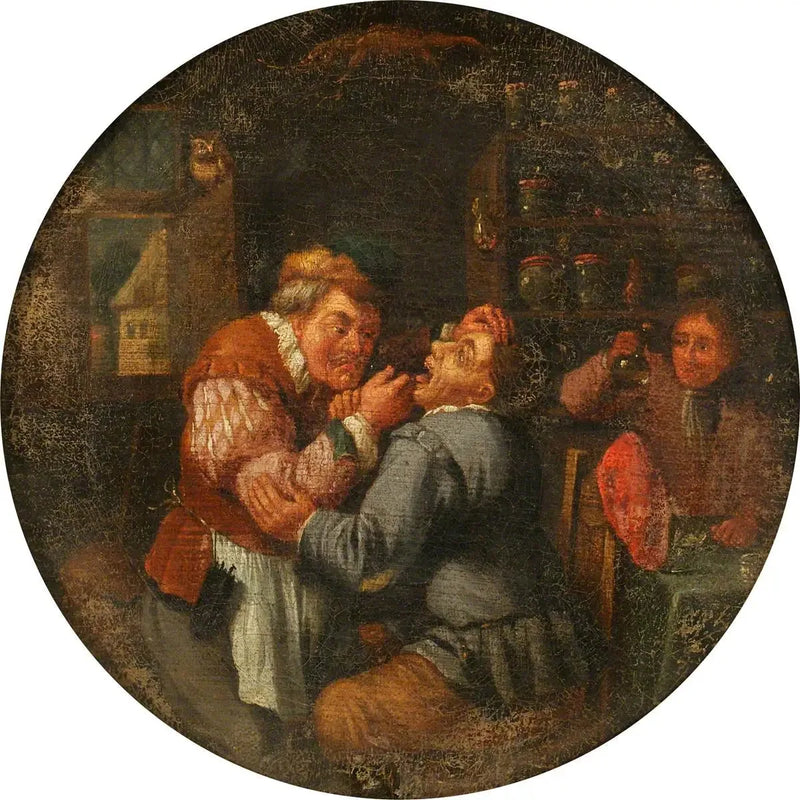 Bir diş çeken cerrah - David Teniers le Jeune