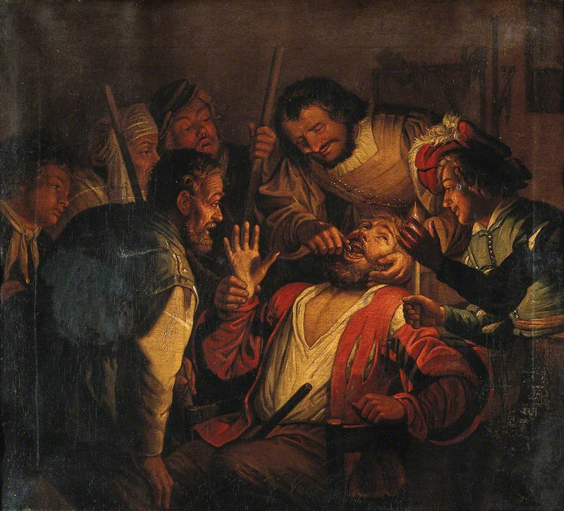 Bir diş çeken cerrah - Gerrit van Honthorst