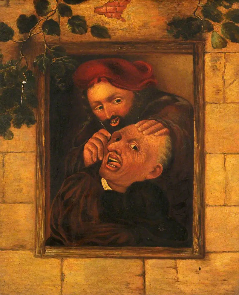 Bir adamın başını ameliyat eden cerrah - David Teniers le Jeune