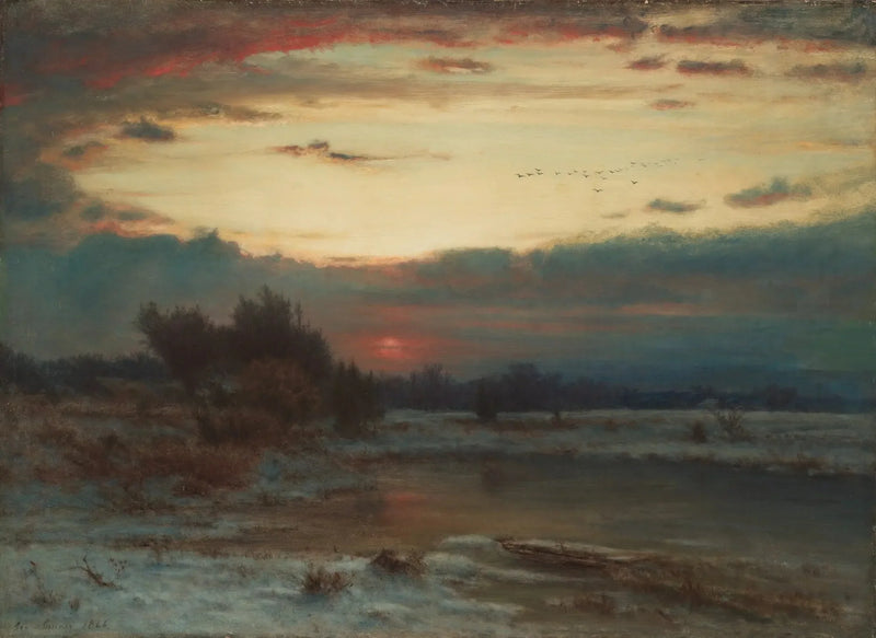 Kış Gökyüzü - George Inness
