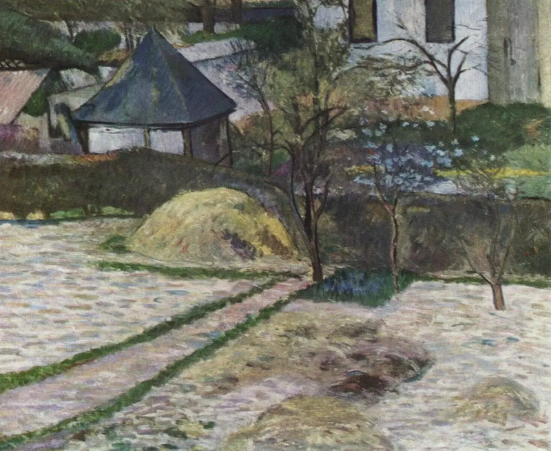 Rouen'da Bir Bahçe Köşesi, veya Bir Bahçe Manzarası, Rouen - Paul Gauguin