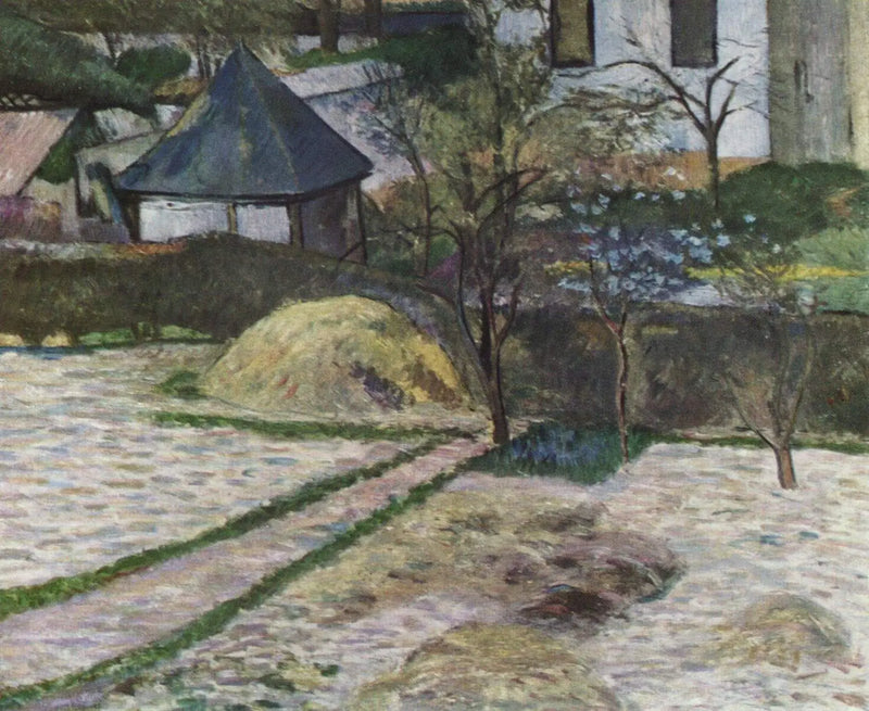 Rouen'da Bir Bahçe Köşesi, veya Bir Bahçe Manzarası, Rouen - Paul Gauguin