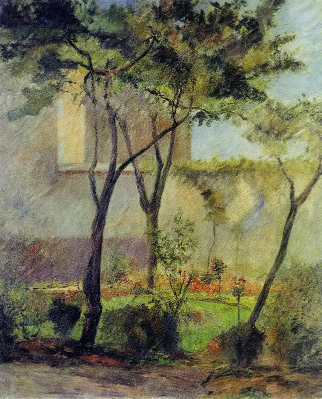 Bir bahçe köşesi, Carcel Caddesi - Paul Gauguin