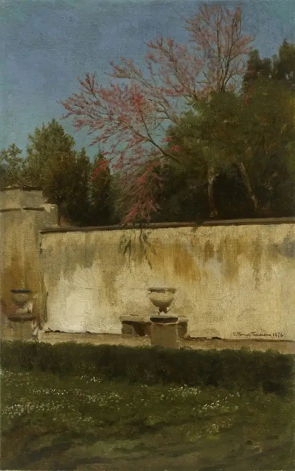 Villa Borghèse Bahçeleri Köşesi - Lawrence Alma-Tadema