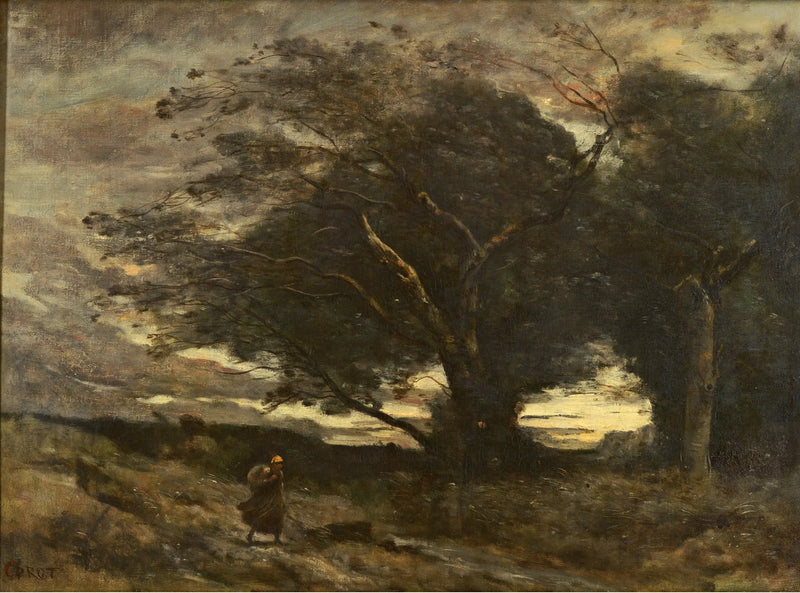 Bir Rüzgar Esintisi - Jean-Baptiste Camille Corot
