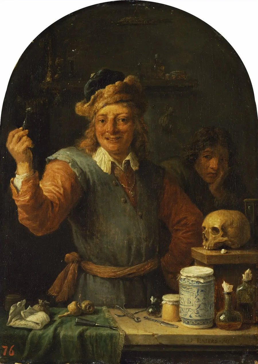Bir diş hekimi muayenehanesinde - David Teniers le Jeune