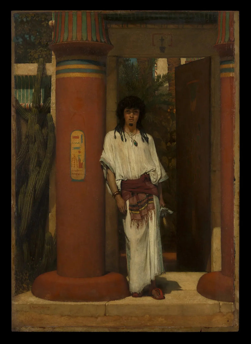 Bir Mısırlı Kapıda - Lawrence Alma-Tadema