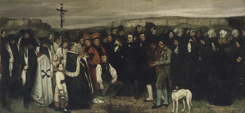 Ornans'ta Bir Cenaze - Gustave Courbet