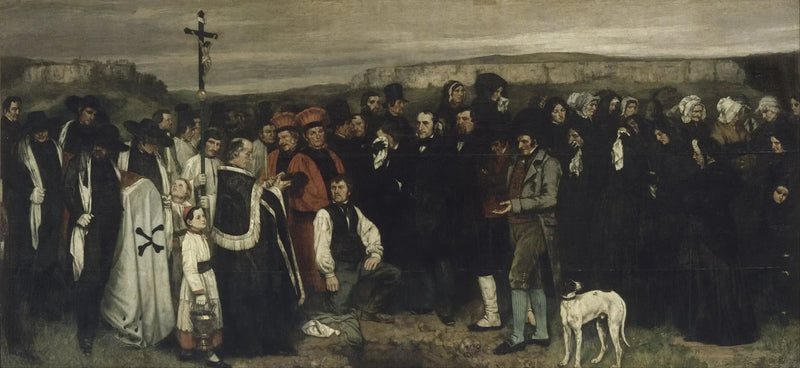 Ornans'ta Bir Cenaze - Gustave Courbet