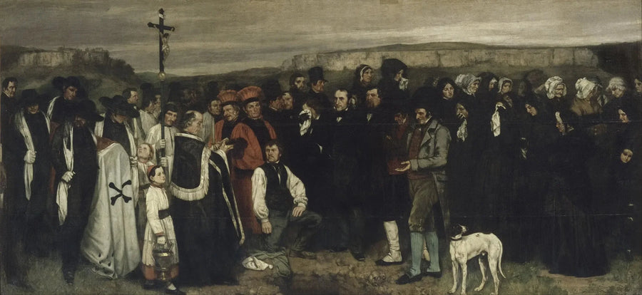 Ornans'ta Bir Cenaze - Gustave Courbet