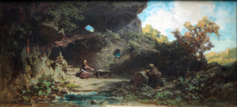 Dağlardaki Bir Keşiş - Carl Spitzweg