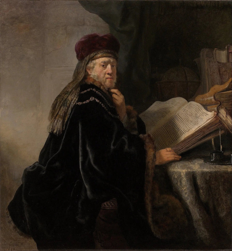 Ofisindeki bir bilgin - Rembrandt