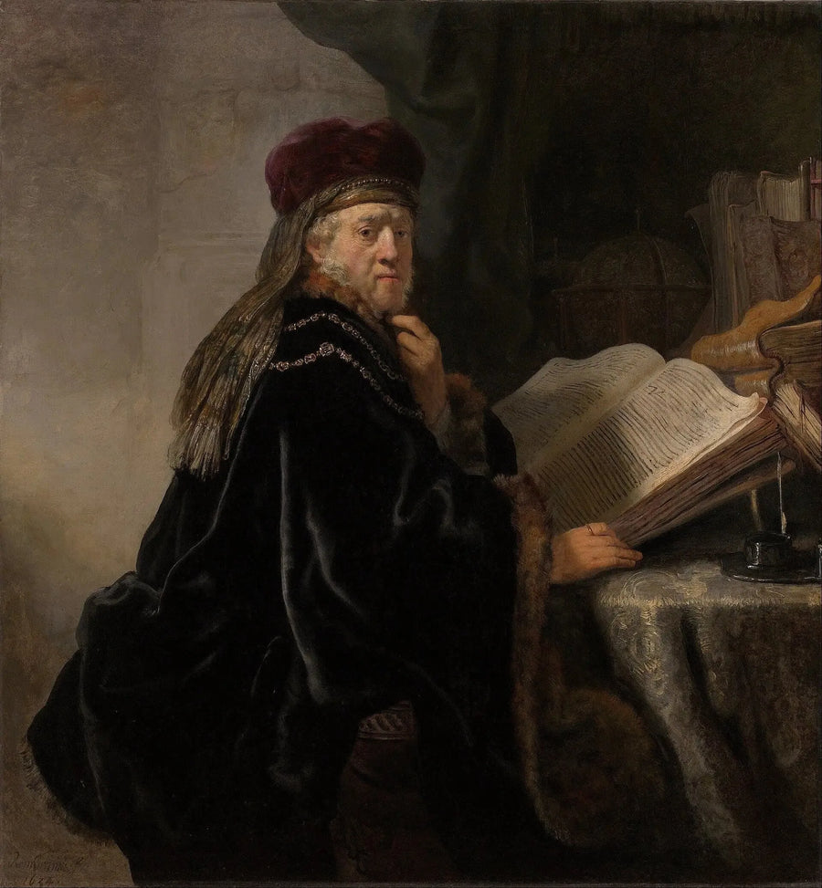 Ofisindeki bir bilgin - Rembrandt