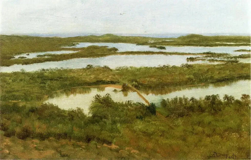 Bir Nehir Ağzı - Albert Bierstadt