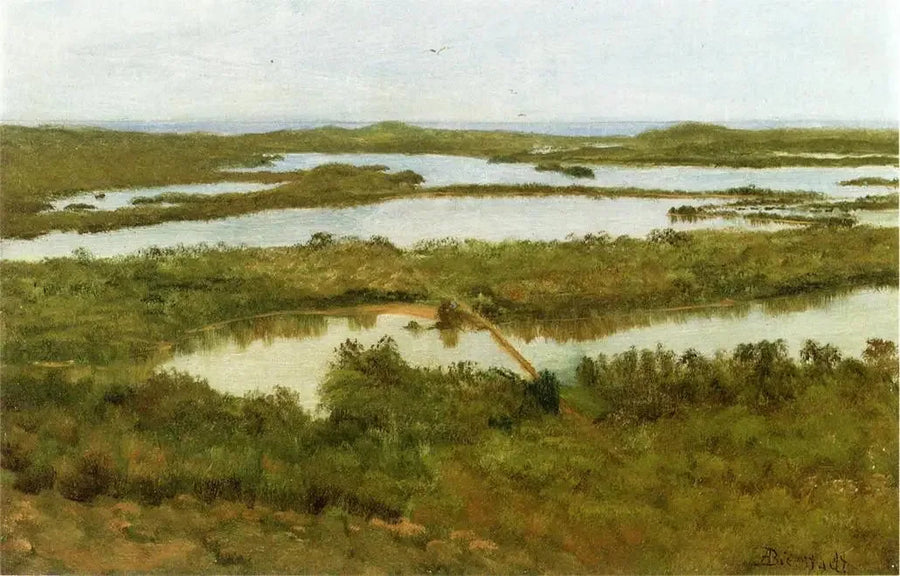 Bir Nehir Ağzı - Albert Bierstadt