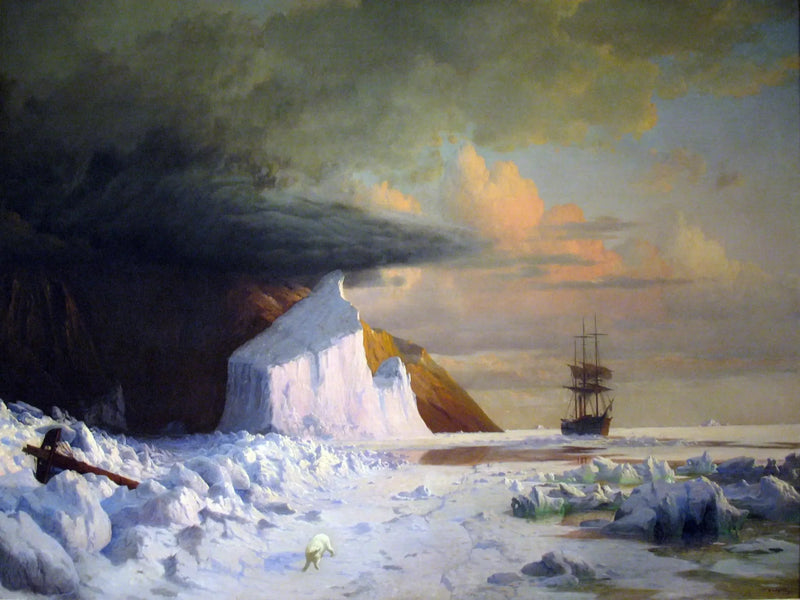 Arktik Yaz: Melville Körfezi'nde Buzul Kırma - William Bradford