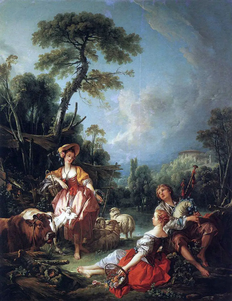 Bir Kırsal Yaz - François Boucher