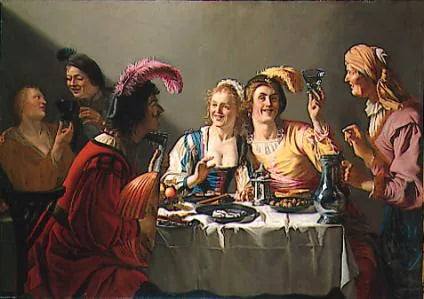 Düğün Ziyafeti - Gerrit van Honthorst