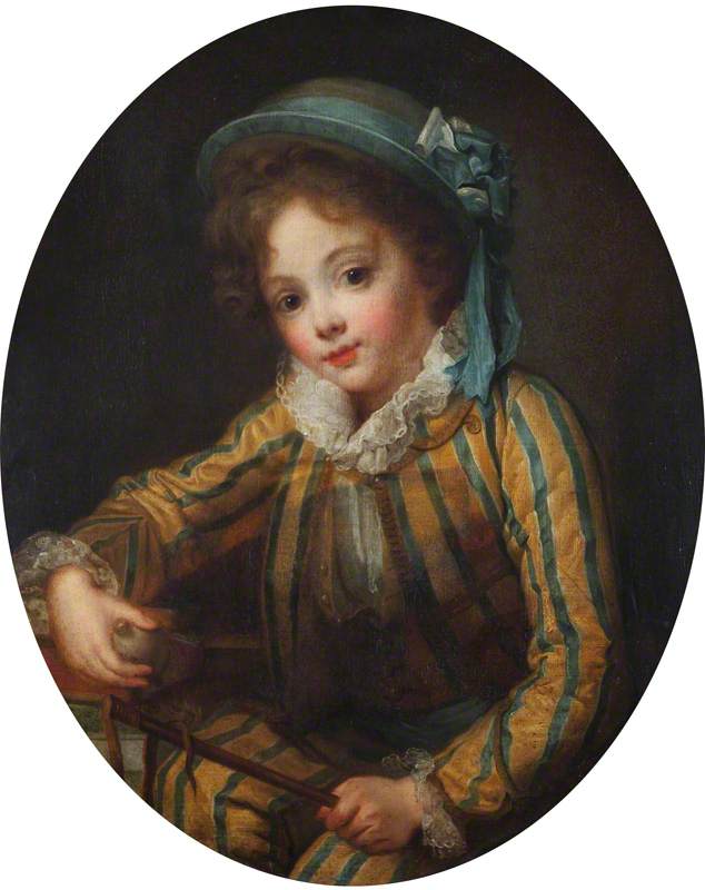Bir çocuk üstüyle - Jean-Baptiste Greuze