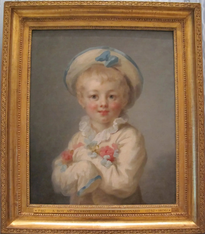 Pierrot'lu Bir Çocuk - Jean-Honoré Fragonard