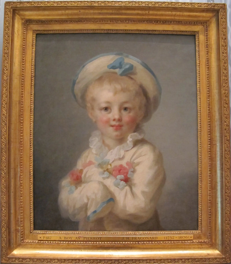 Pierrot'lu Bir Çocuk - Jean-Honoré Fragonard
