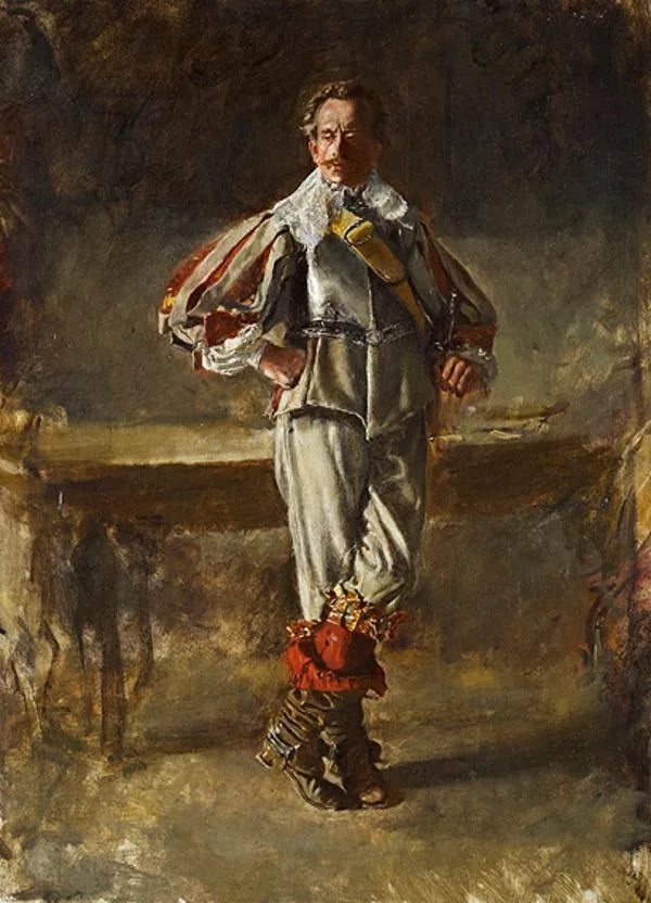 Un gentilhomme du règne de Louis XIII - Ernest Meissonier image 1 copie peinte à la main à l’huile