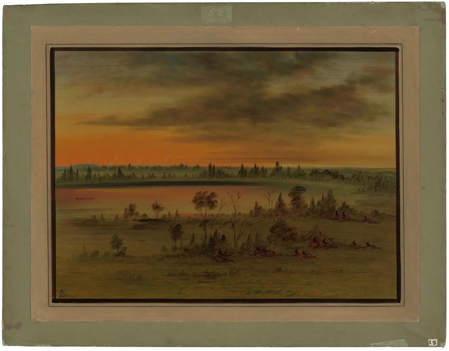 Sioux Savaş Grubu - George Catlin