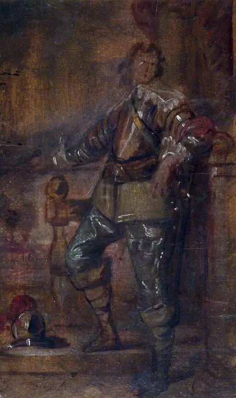 Bir Adam Yarım Zırh İçinde - Antoine van Dyck