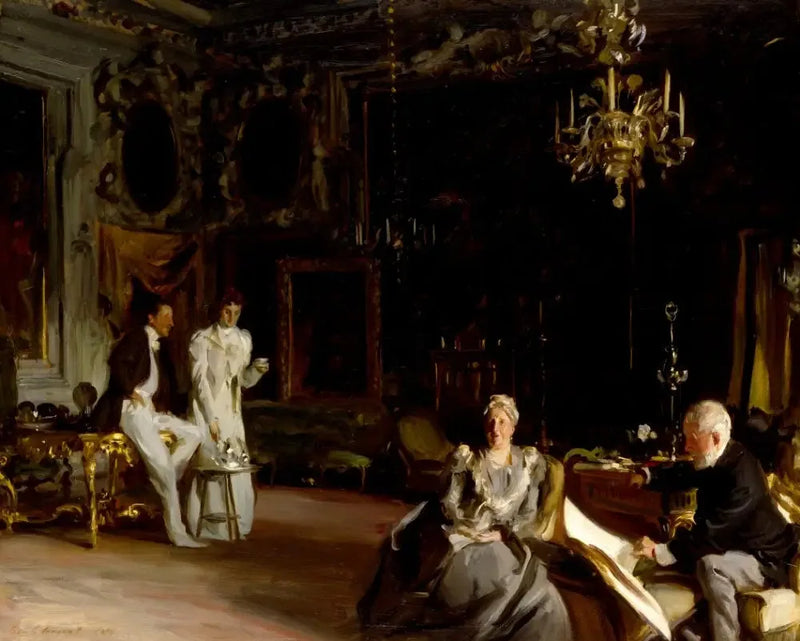 Venedik'te Bir İç Mekan - John Singer Sargent