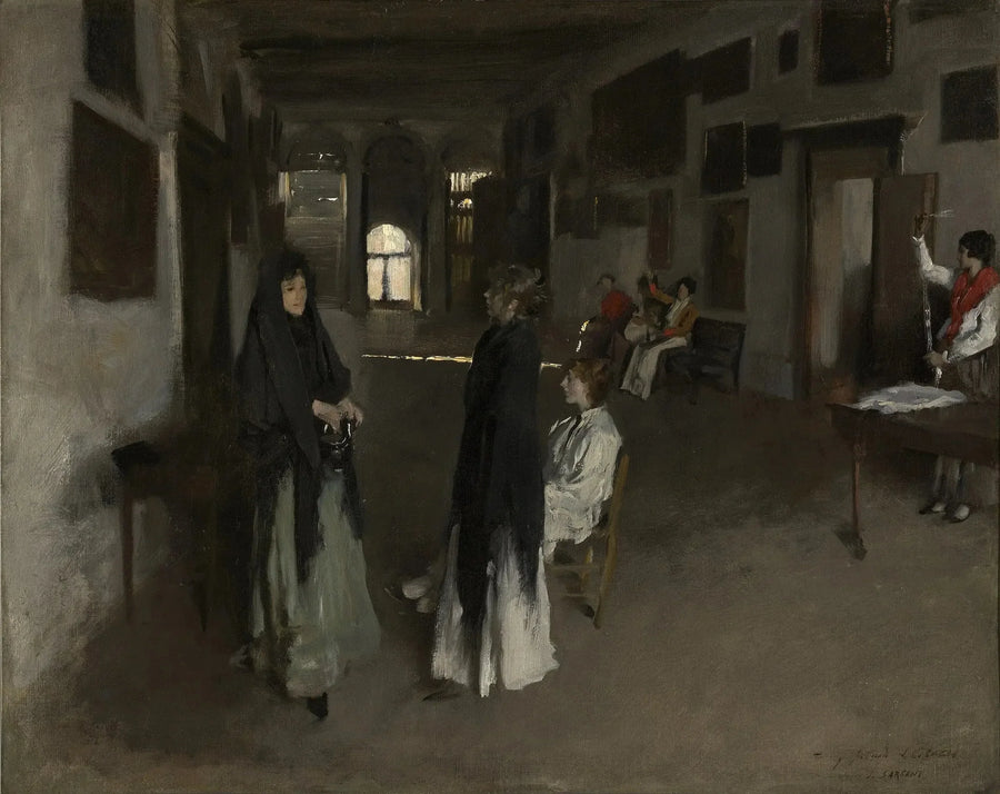 Venedik iç mekanı - John Singer Sargent